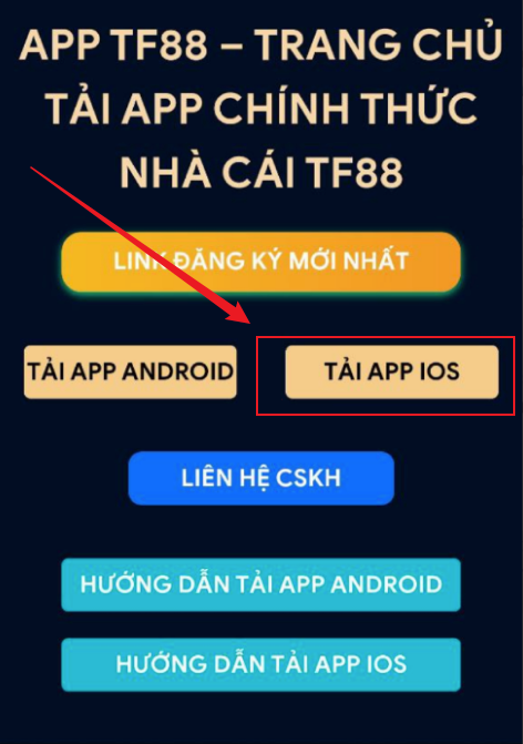 Các bước tải TF88 cho iOS đơn giản và nhanh chóng